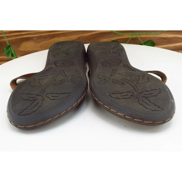 Born concept Sz 6 M Brown Flip Flop Synthetic Women Sandals - Picture 7 of 7